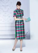 旗袍式婚礼敬酒礼服裙